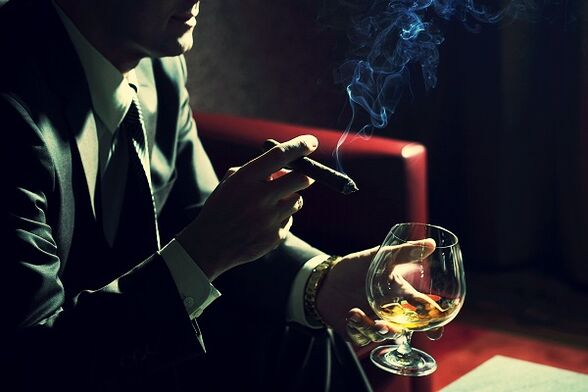 kouření a alkohol jako negativní faktory pro potenci